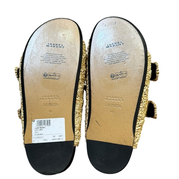 ISABEL MARANT LENNYO SANDALS
lennyo open-toed raffia sandals Sz 40 - Picture 2 of 6